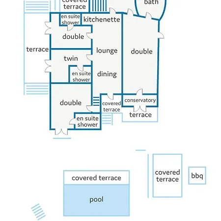 Casa Moinho Azul By *